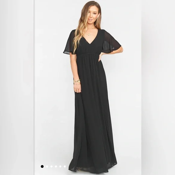 yellow and green bridesmaid dresses Sheath-Column Maxi Chiffon Yellow Bridesmaid Dresses COCOMELODY CB0826, Agave Green